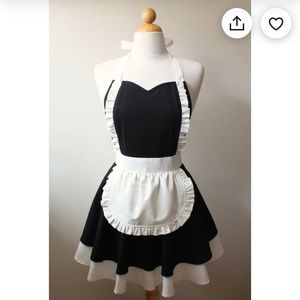 French Maid Style Apron by BoojiBoo